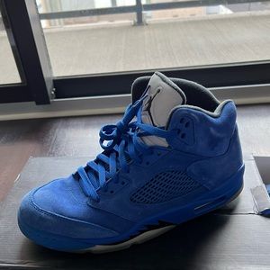 Air Jordan 5 Retro Blue Suede